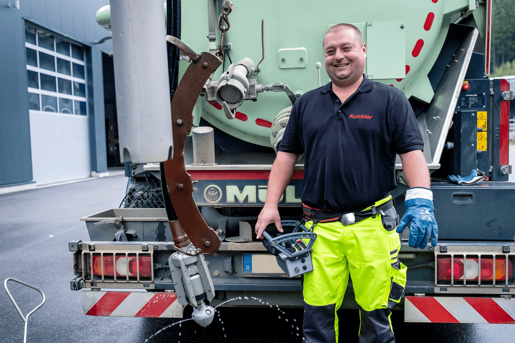 Kuchle GmbH Kanalservice und Gebäudetechnik im Einsatz